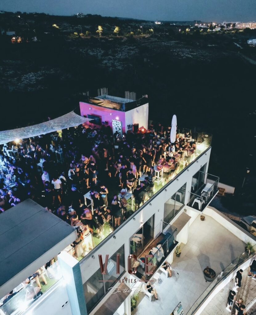Ayia Napa party crowd enjoying a nightlife event