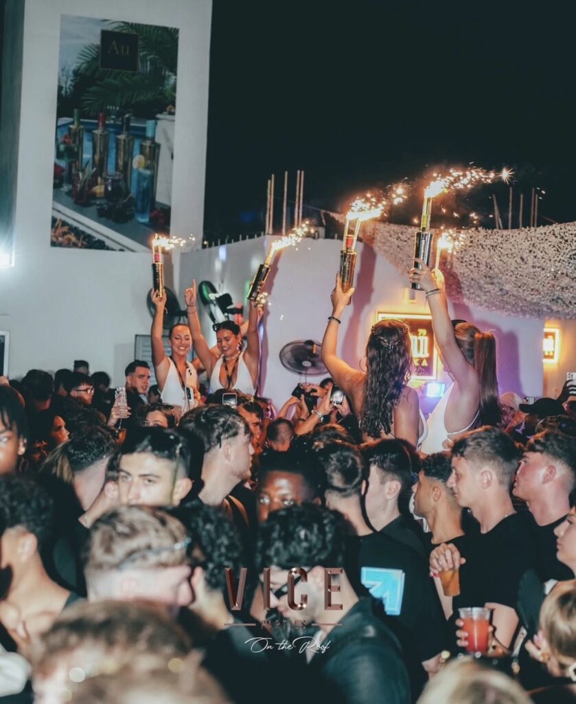VIP nightlife atmosphere in Ayia Napa