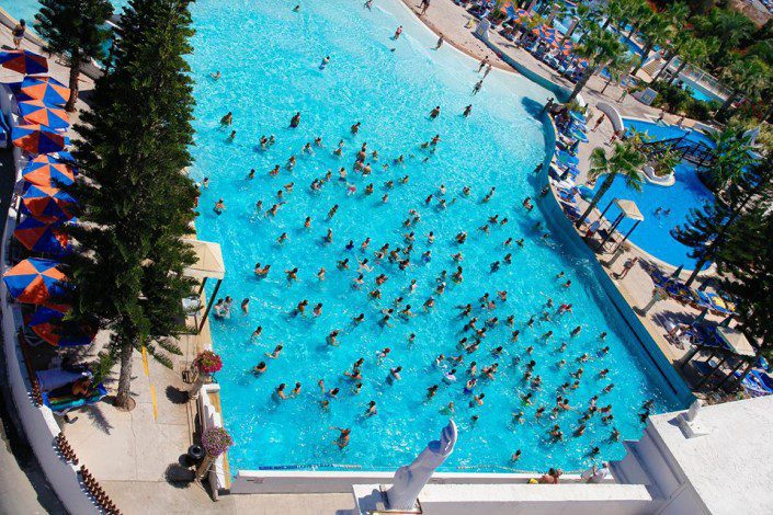 Poseidon's Wave Pool at WaterWorld Ayia Napa